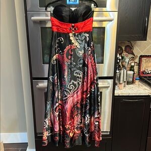 Gorgeous Ever‎ Pretty Strapless Black and Red for Prom or elegant function
